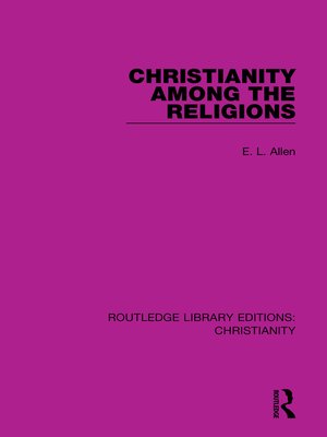 cover image of Christianity Among the Religions
